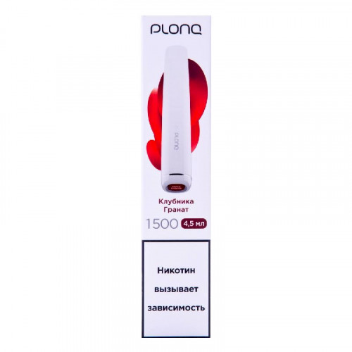 Электронная сигарета Plonq Plus Strawberry Pomegranate (Плонг Плюс Клубника Гранат)